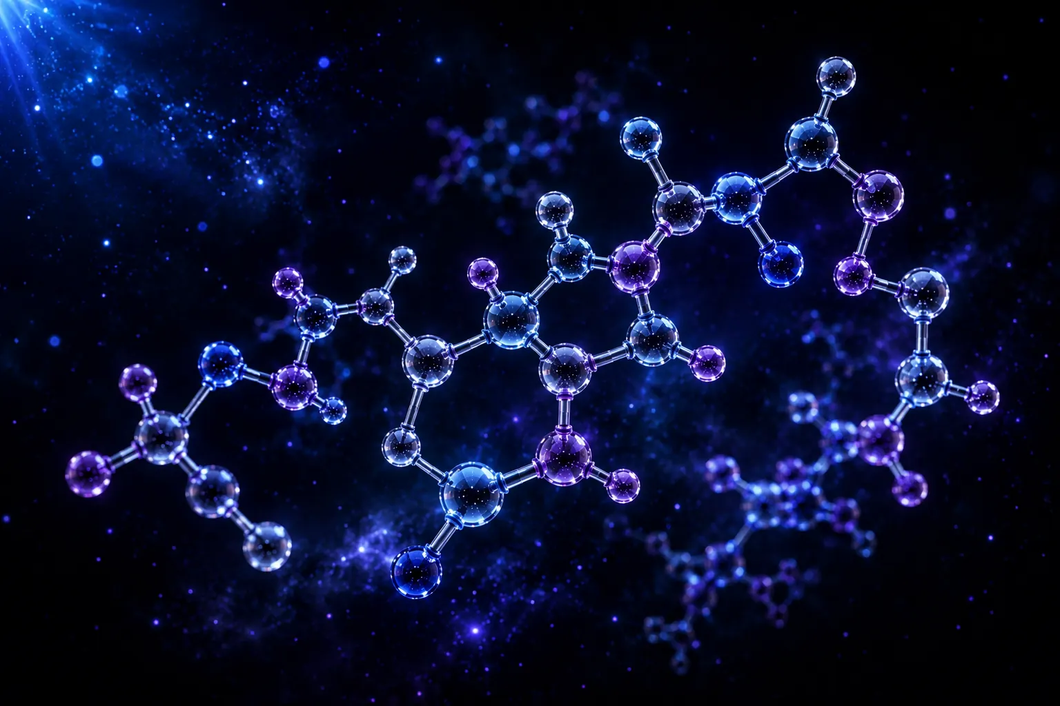 BPC-157 molecular illustration